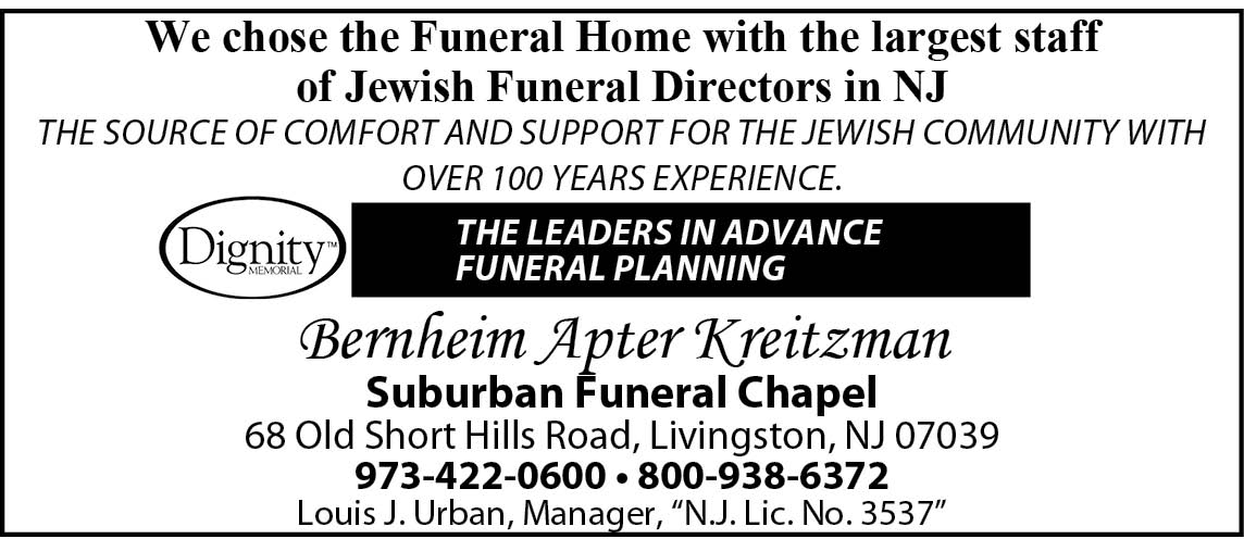 Bernheim Apter Kreitzman - Livingston, NJ | Parishes Online