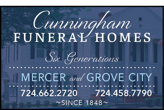Cunningham Funeral Home Inc - Mercer, PA | Parishes Online