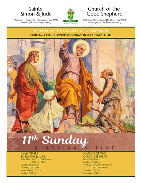 Read Our Weekly Bulletins - SS. Simon and Jude, Blairsville
