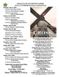 Bulletin cover for June 28